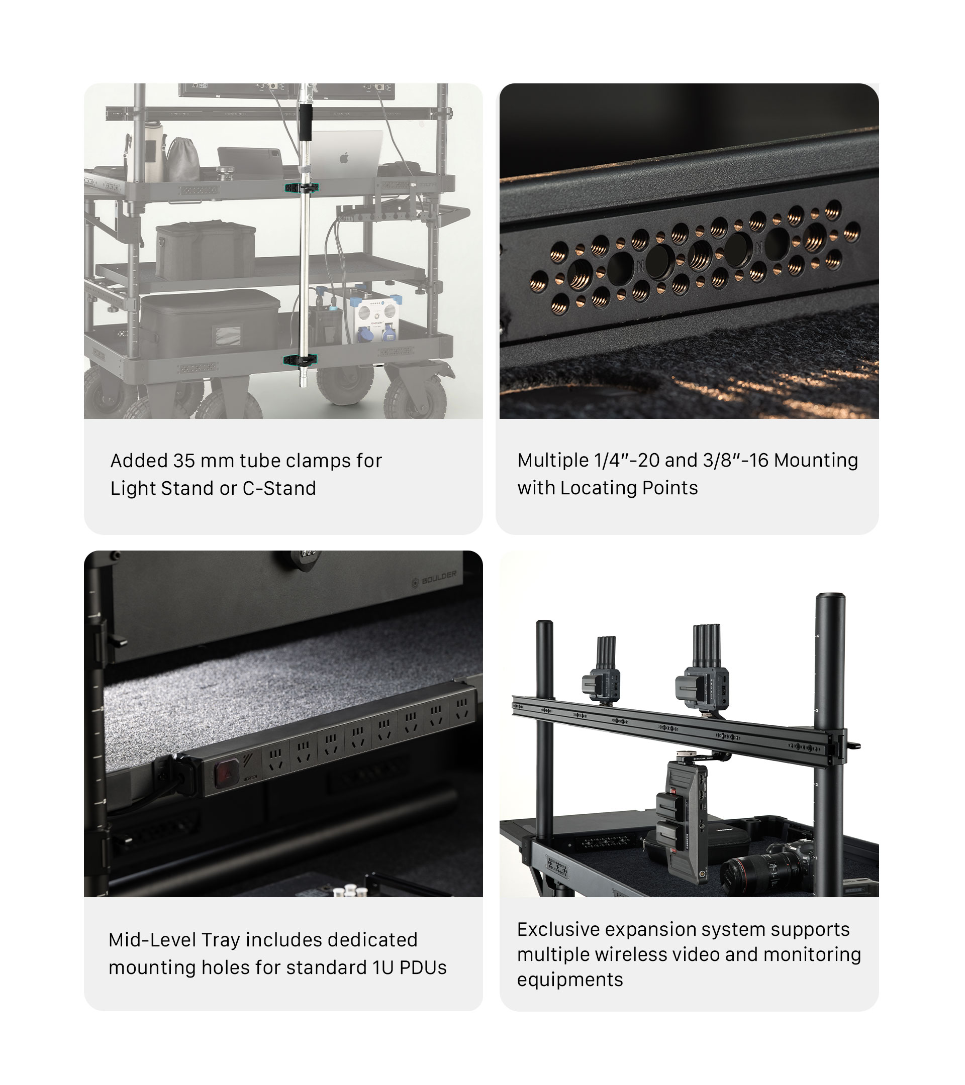 Tilta Boulder Camera Cart XL – Black