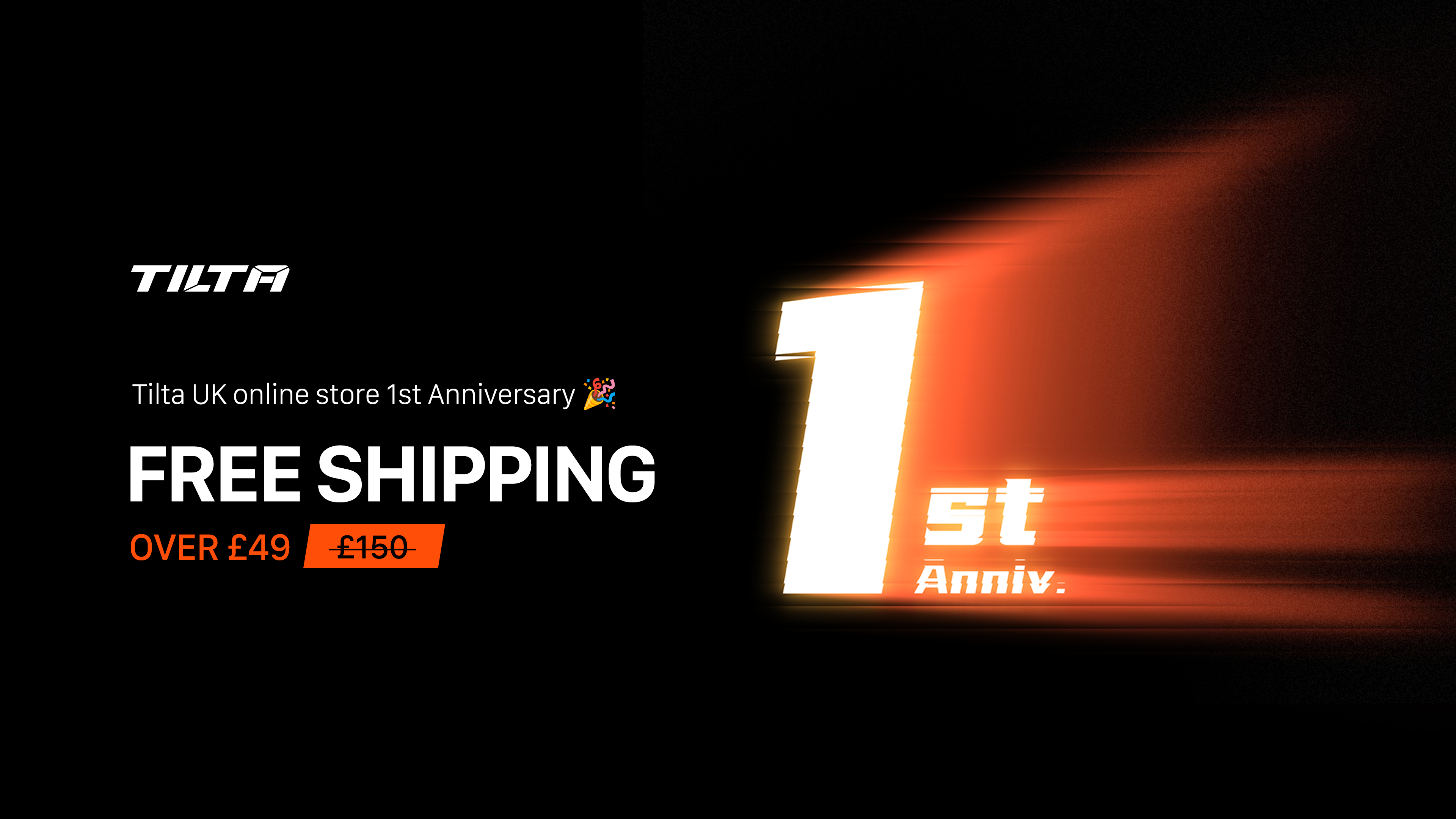 Tilta Uk onine store 1st Anniversary