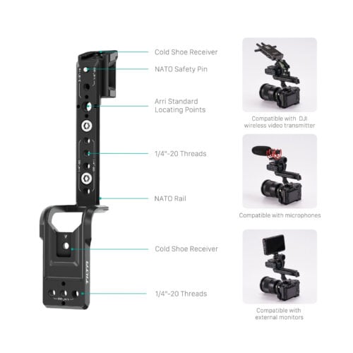 XLR Extension Bracket for Sony FX3/30/2