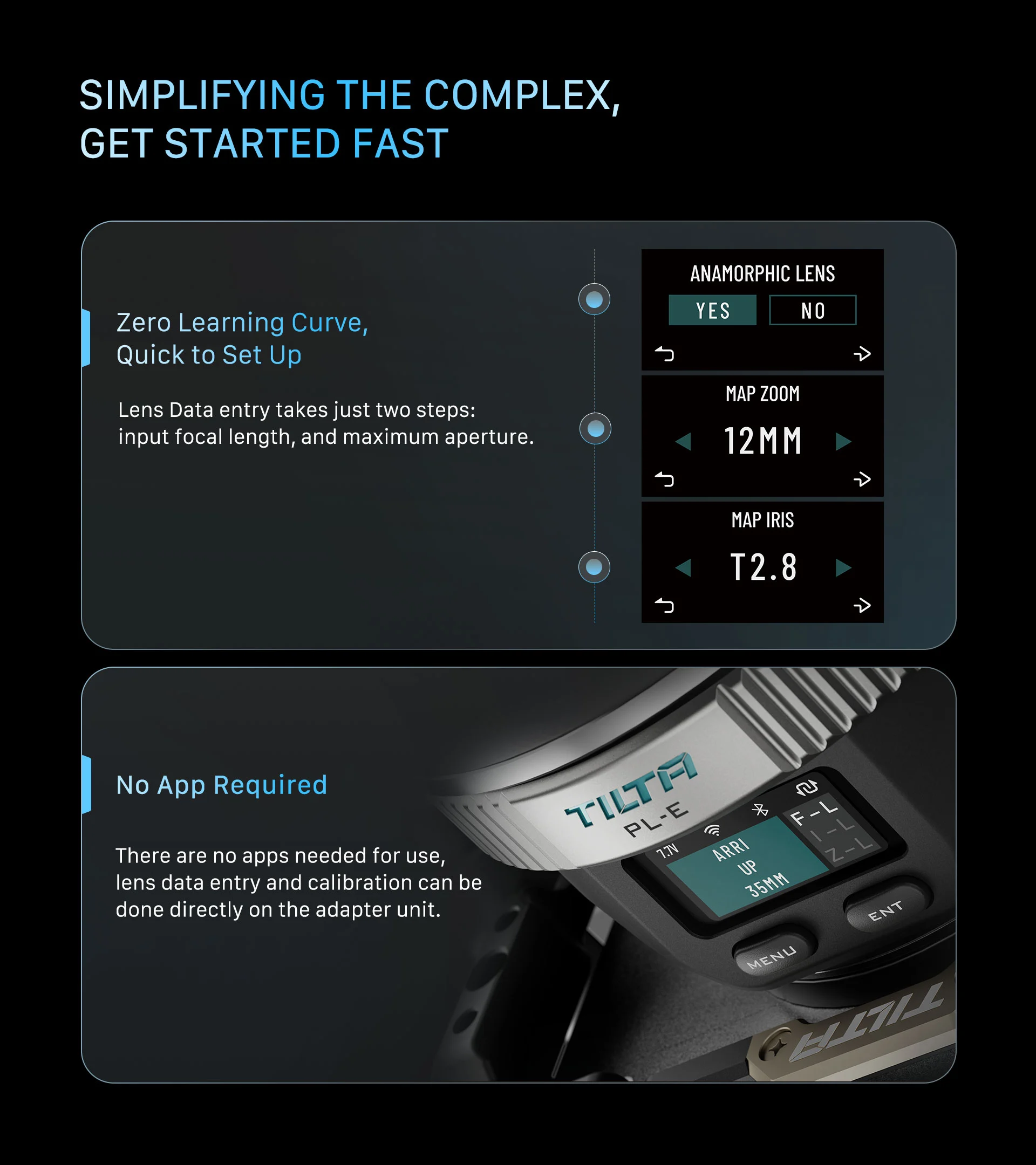 Nucleus Auto Focus Adapter (E to PL)