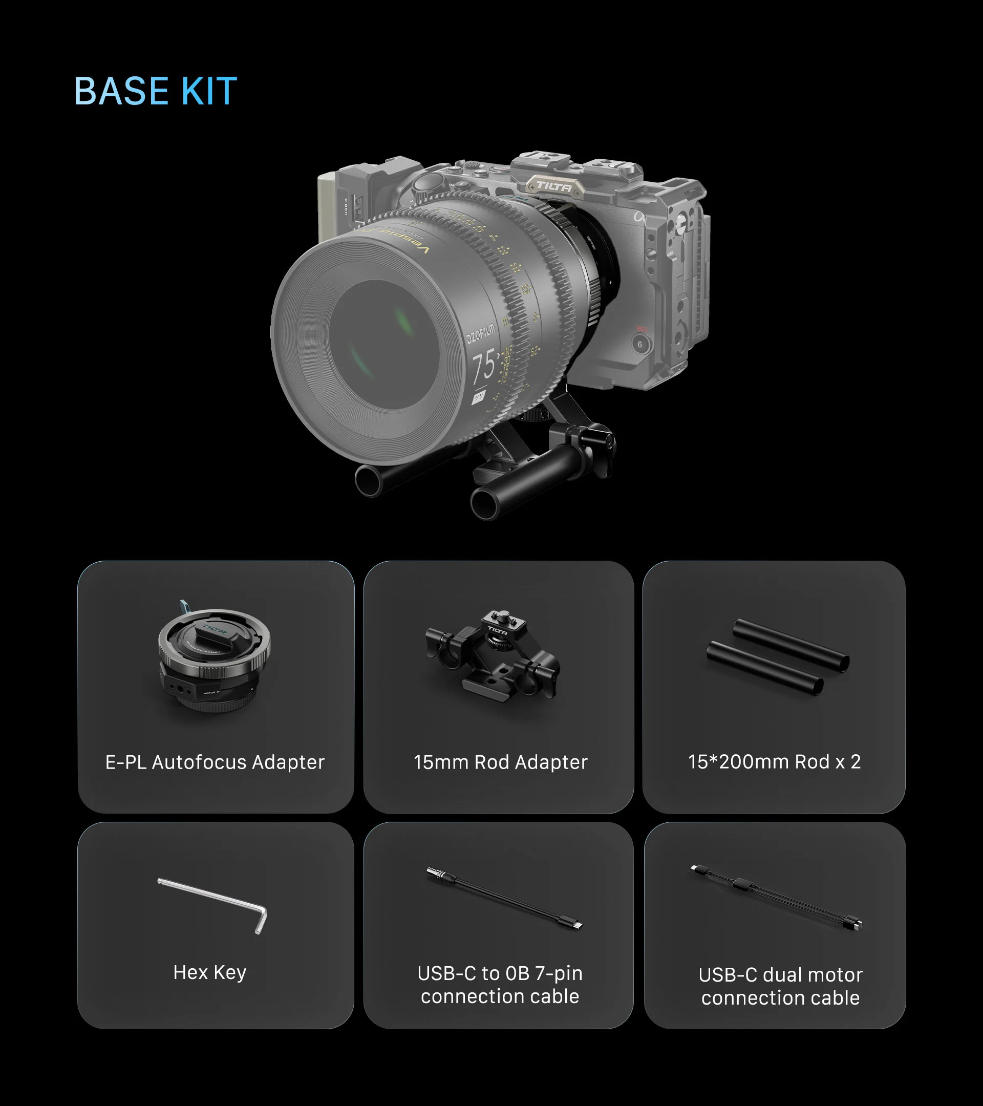 Nucleus Auto Focus Adapter (E to PL)