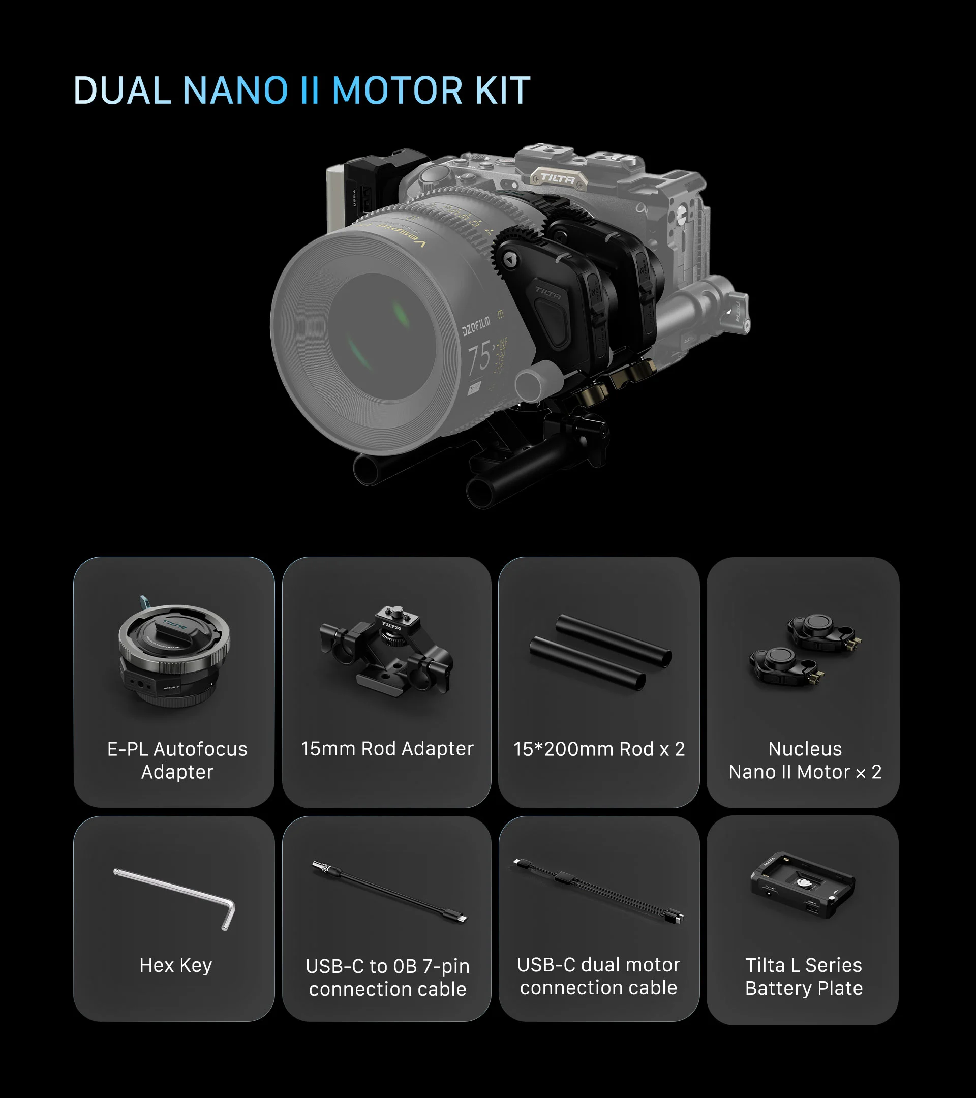 Nucleus Auto Focus Adapter (E to PL)