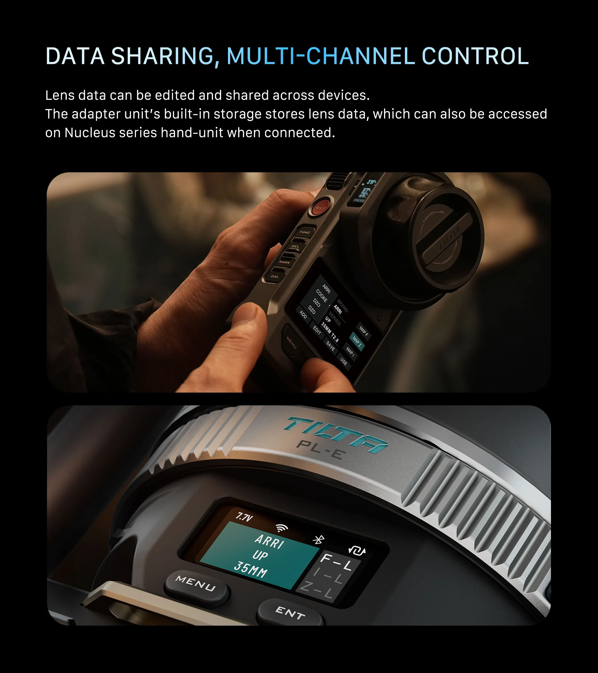 Nucleus Auto Focus Adapter (E to PL)