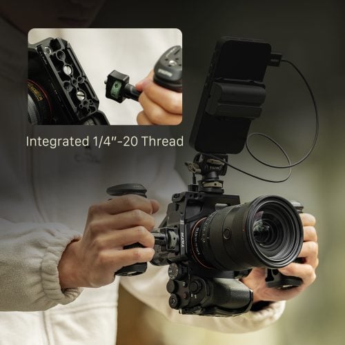 Camera Cage for Sony Alpha 7 V Power Kit – Black