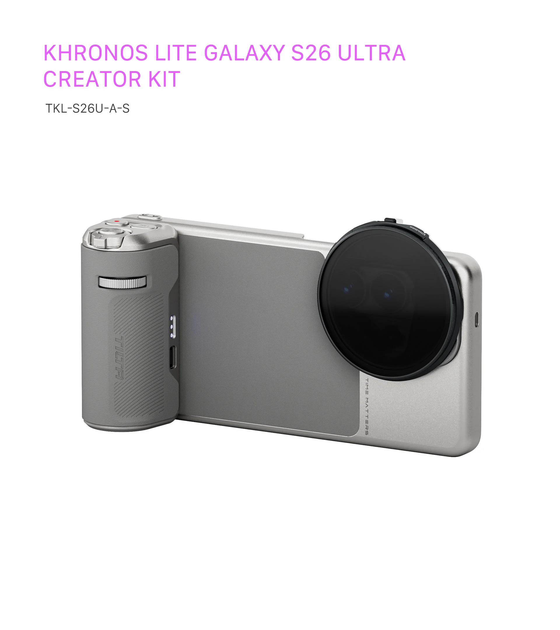 Khronos Lite Galaxy S26 Ultra Creator Kit – Silver