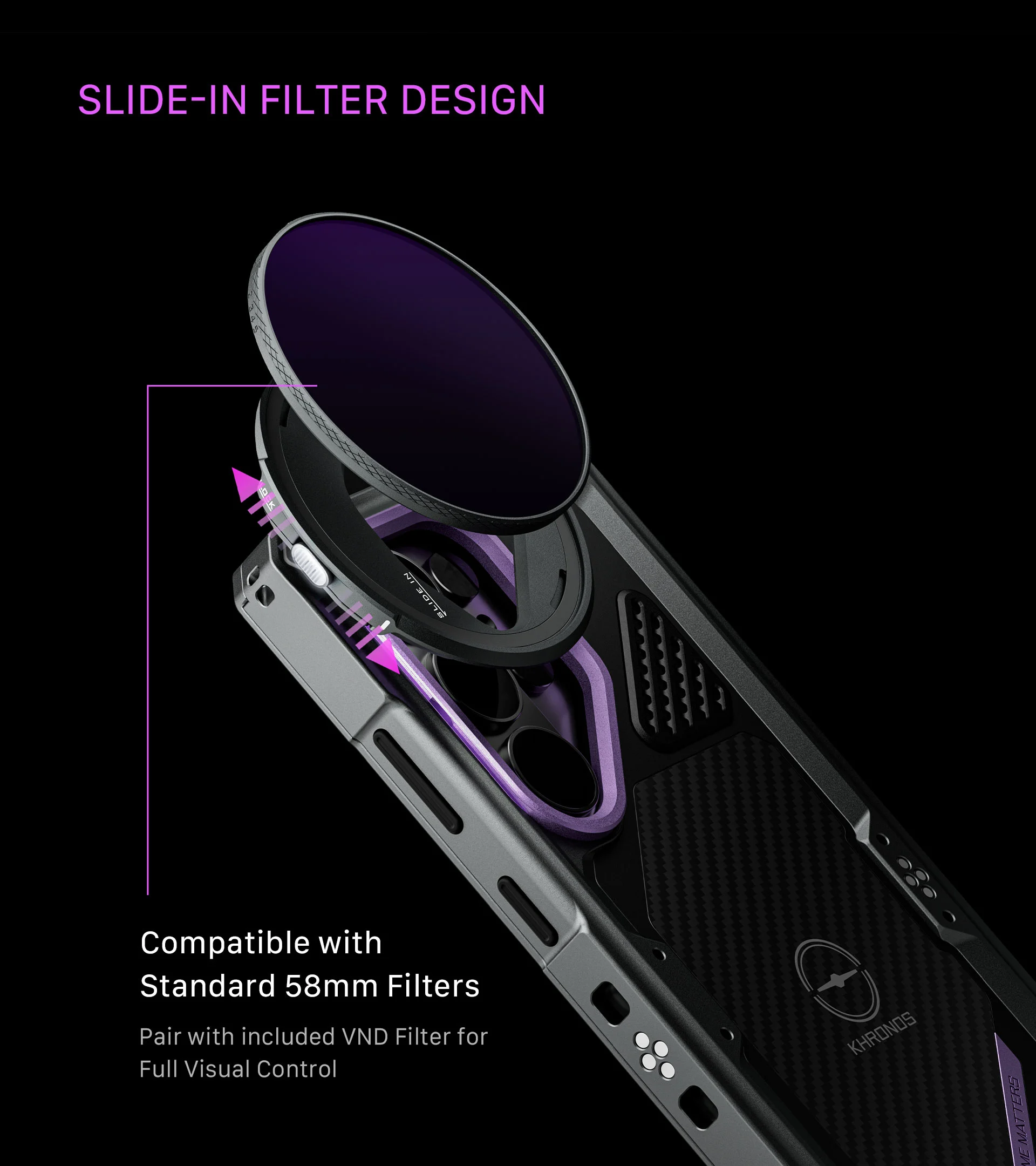 Khronos Galaxy S26 Ultra Case – Space Grey