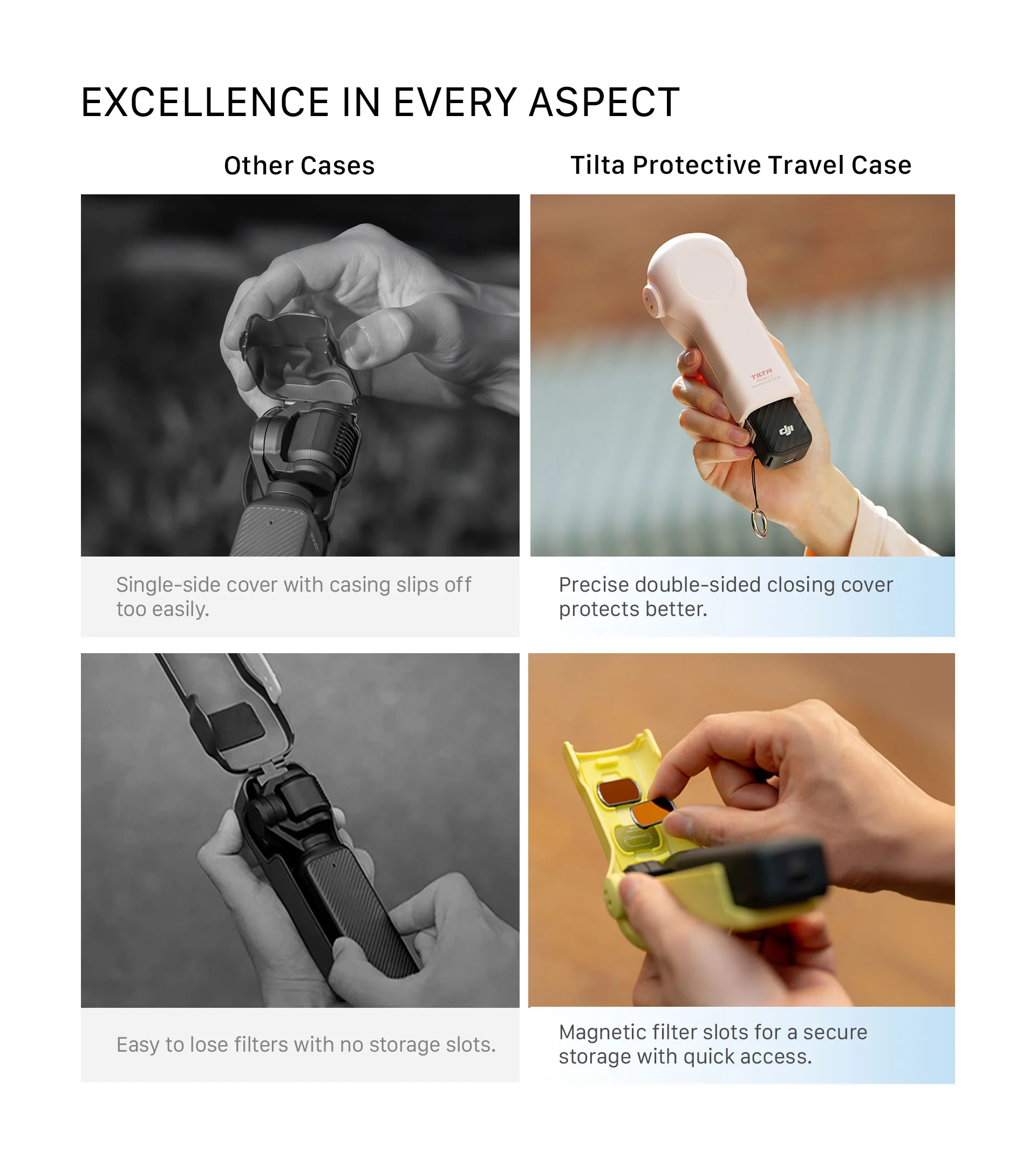 Tilta Protective Travel Case for DJI Osmo Pocket 4