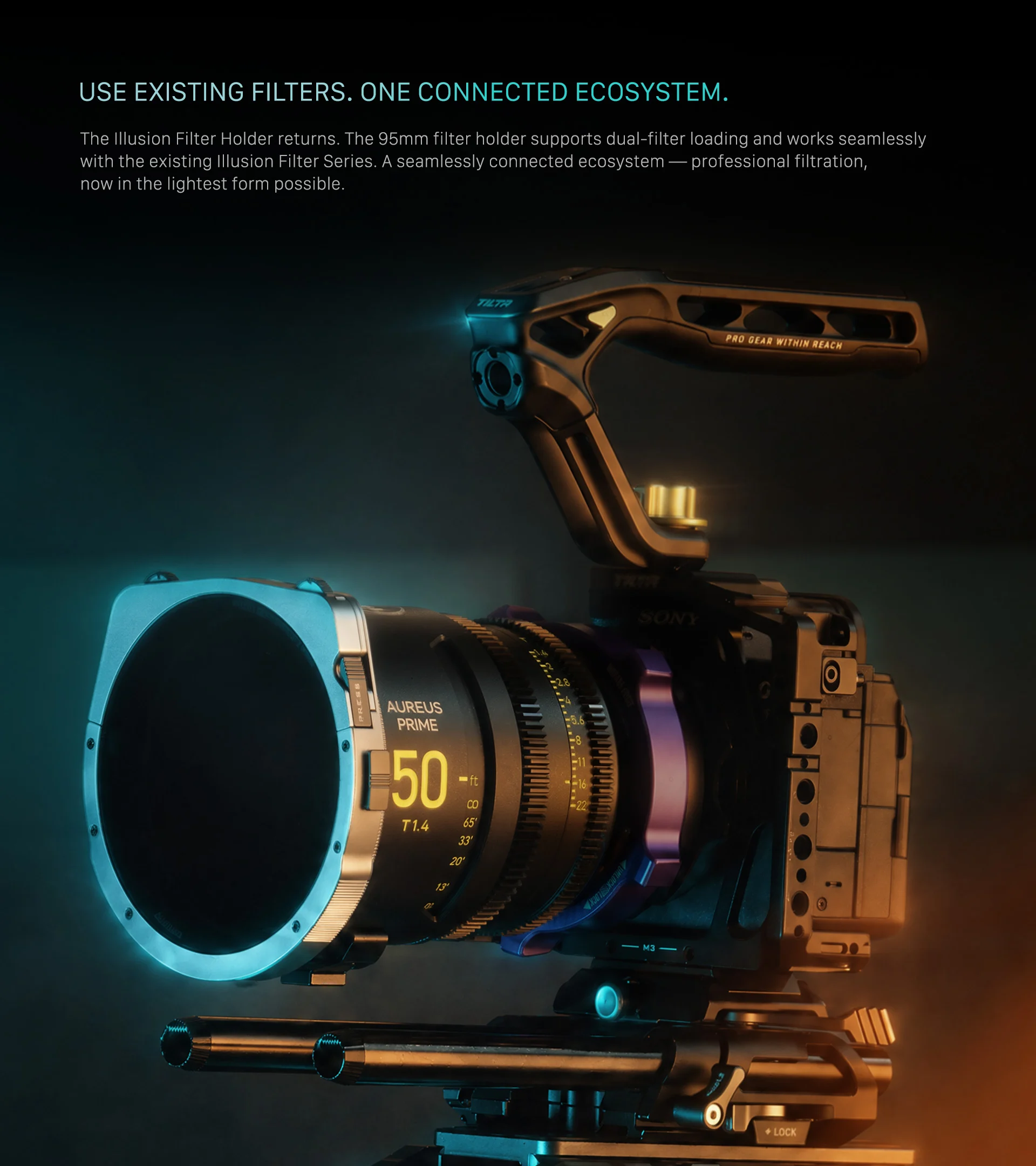 illusion Magnetic Dual 95mm Filter Tray Holder