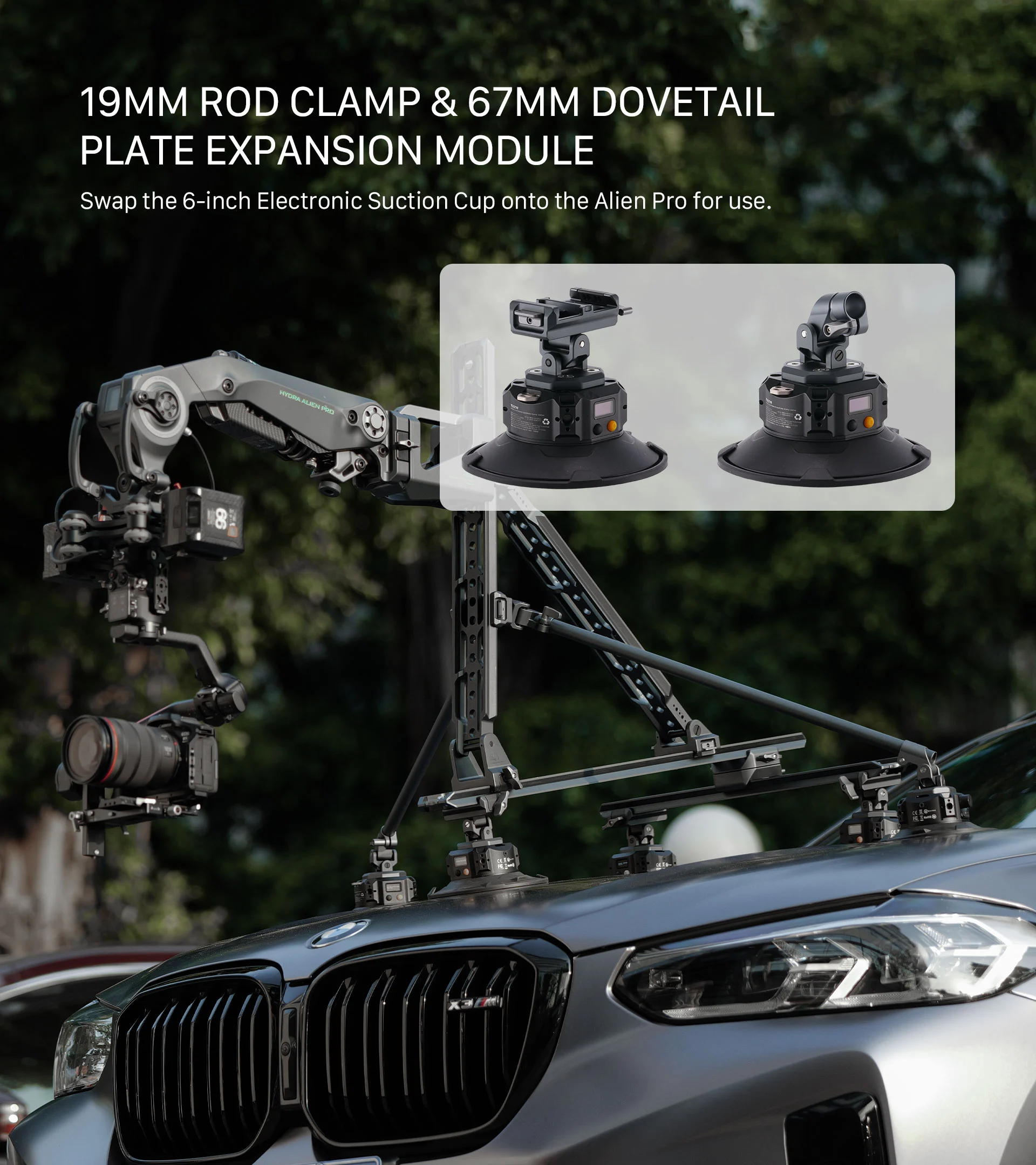 Attachment Accessories for Electronic Suction Cup (6″)