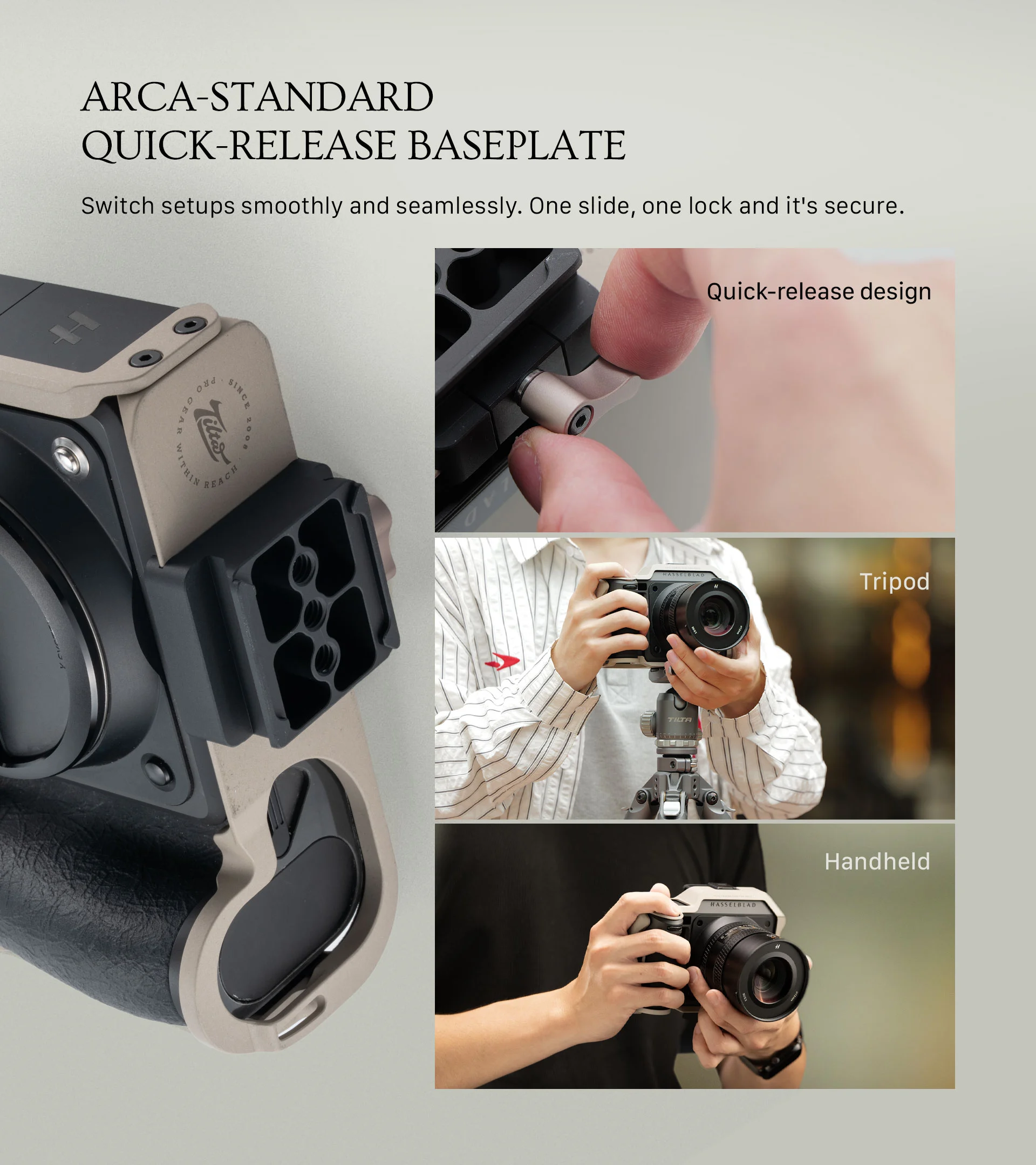 Vintage Camera Cage for Hasselblad X2D II 100C