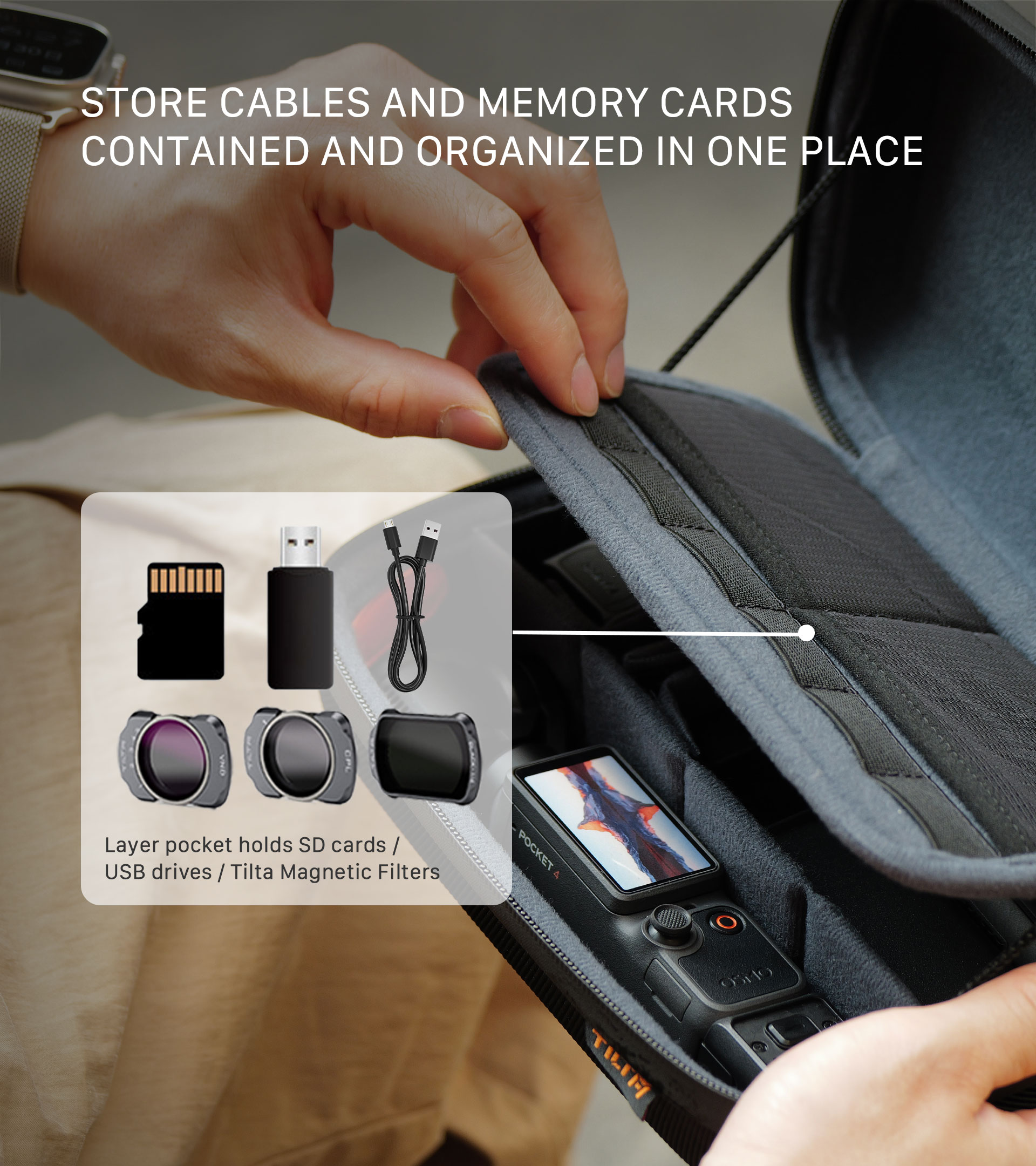 Universal Carrying Case for Action Cameras