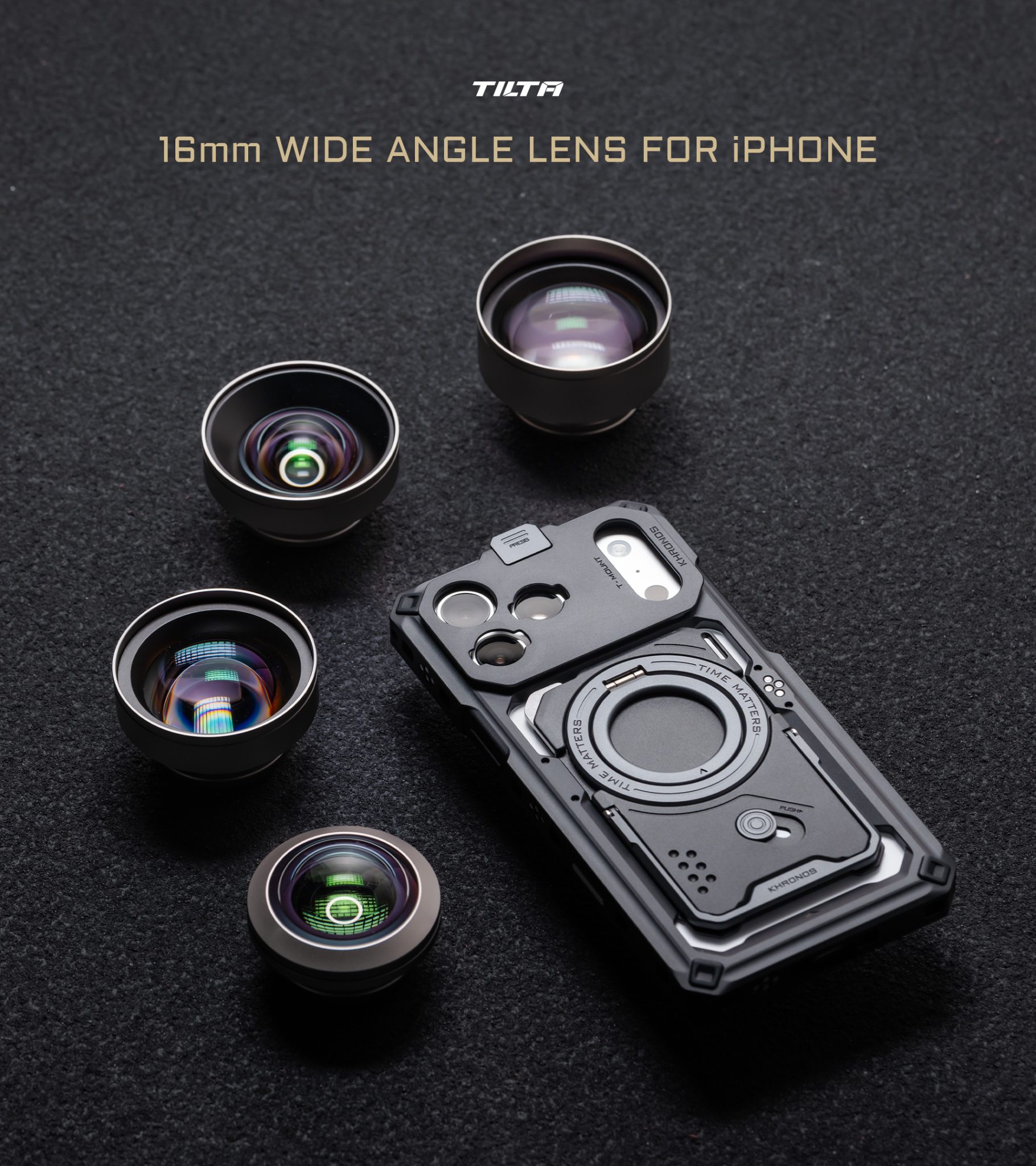 16mm Wide Angle Lens for iPhone (T-Mount)