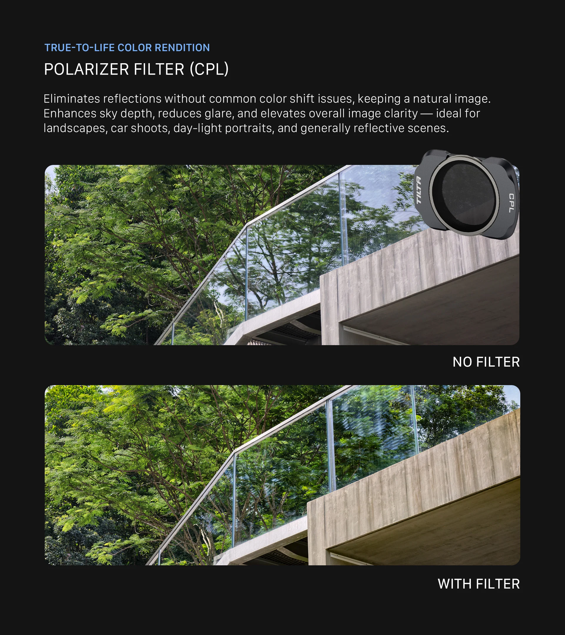 Tilta Filter Kit for Osmo Pocket 4