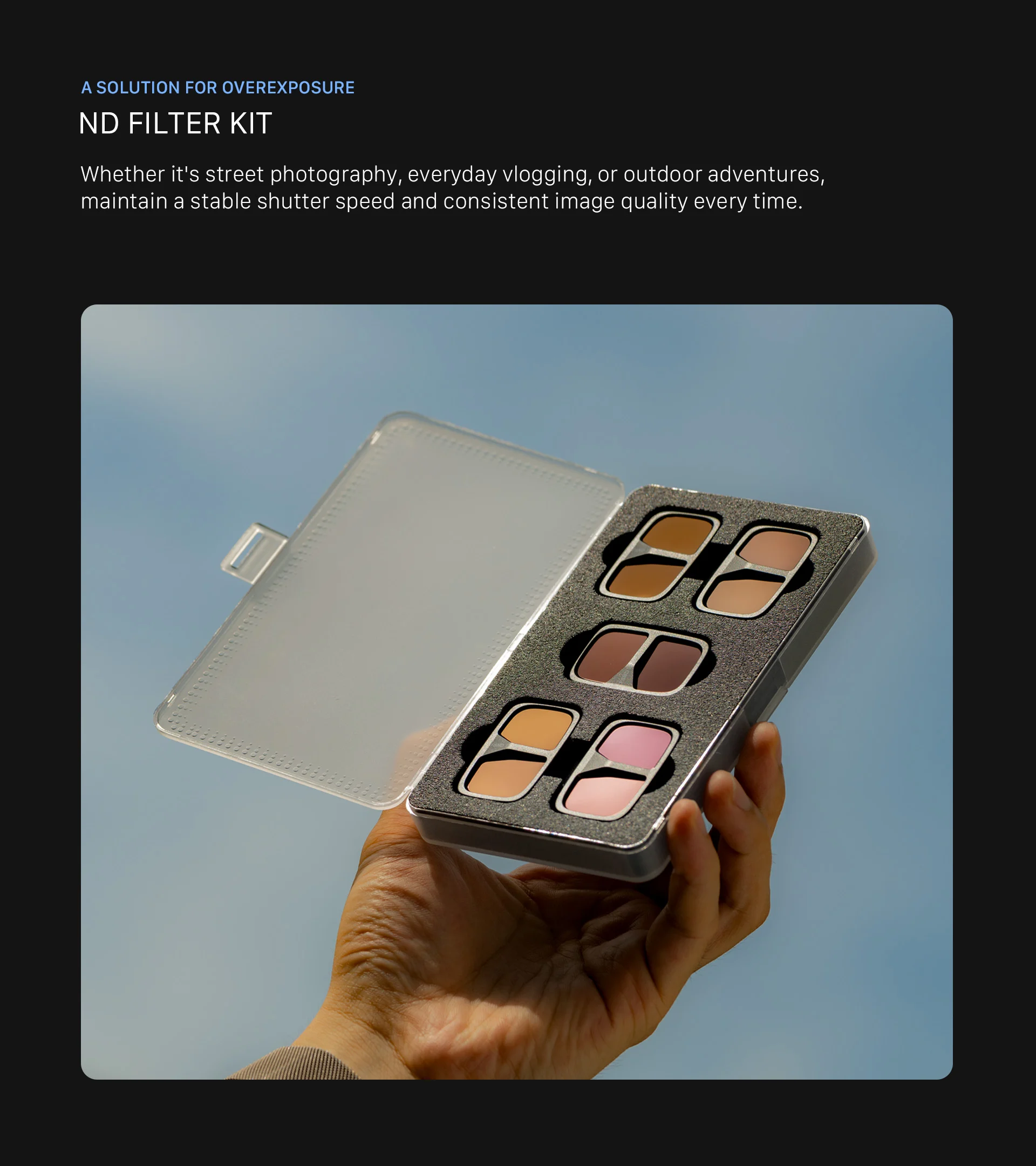 ND Filter Kit for Osmo Pocket 4P