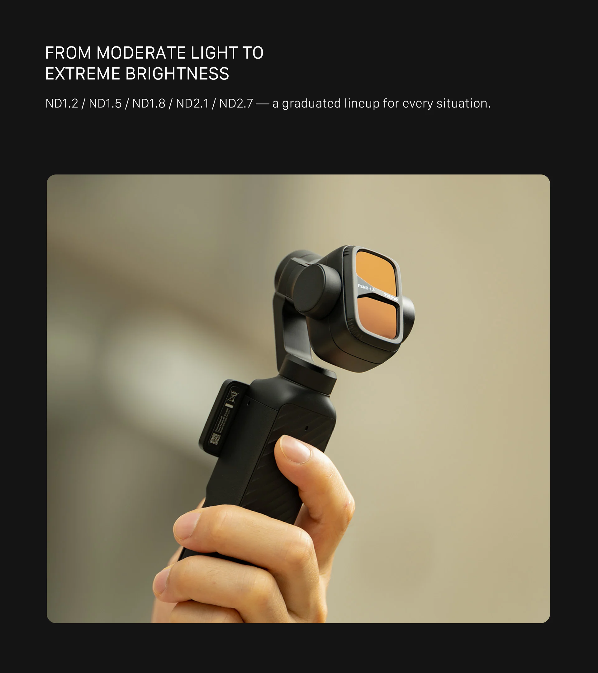 ND Filter Kit for Osmo Pocket 4P