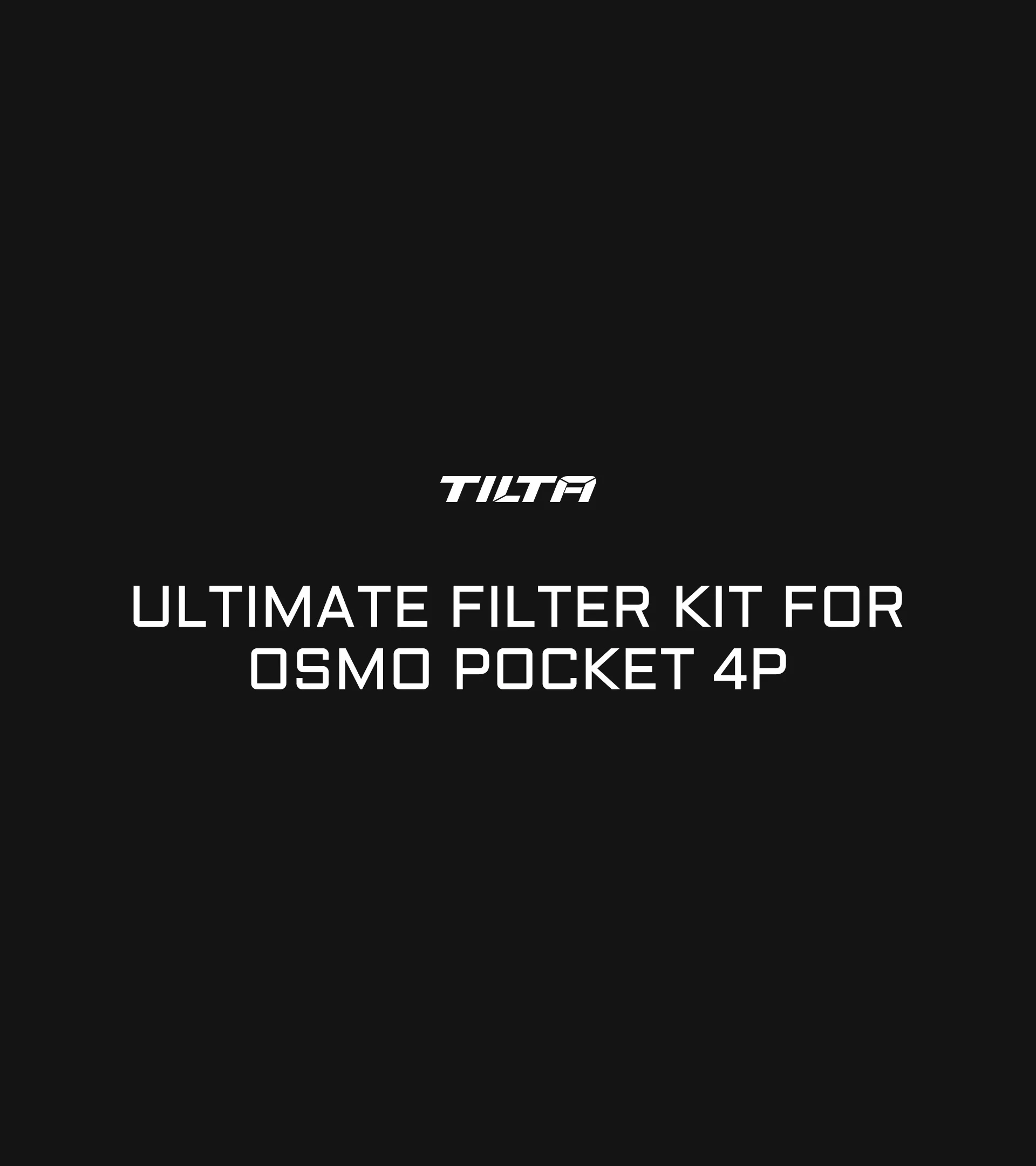 Tilta Ultimate Filter Kit for Osmo Pocket 4P